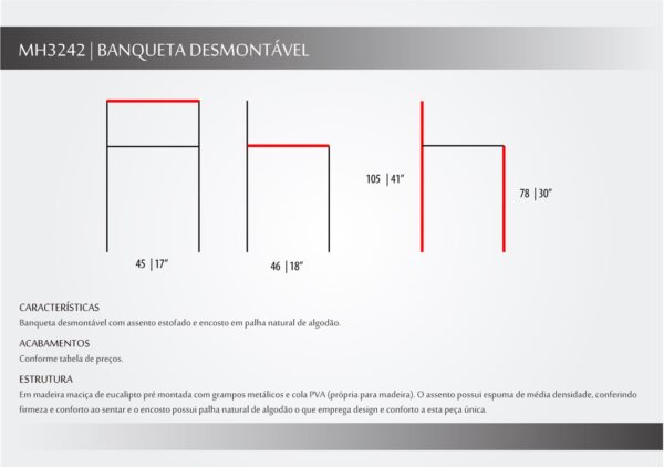 Banqueta MH 3268 - Image 2