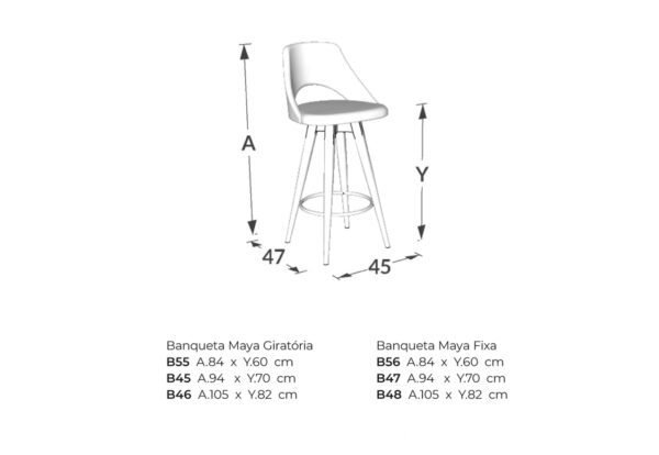 Banqueta Maya Alta - Image 2