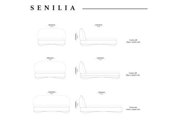 Cama casal Senilia - Image 2